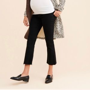 Paige Colette Crop Maternity Jeans